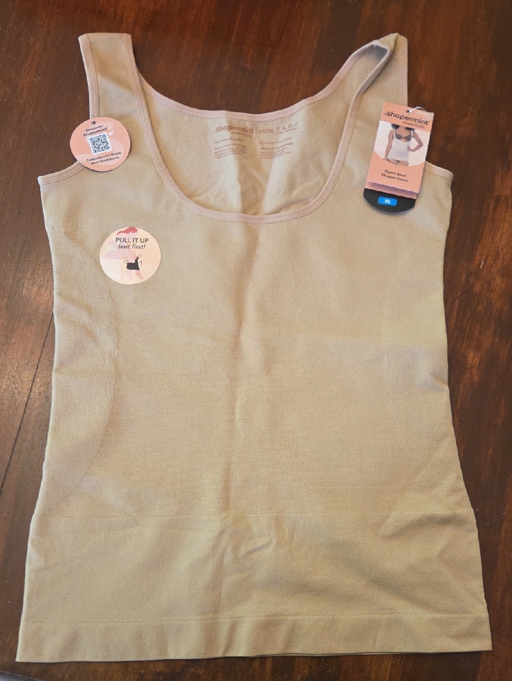 Shapermint Essentials Open Bust Cami XL NWT